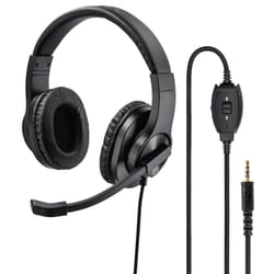 Hama HS-P350 Auricolare Cablato A Padiglione Gaming Nero