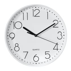 Hama PG-220 Orologio al quarzo Cerchio Bianco