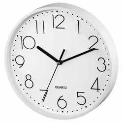 Hama PG-220 Orologio al quarzo Cerchio Bianco