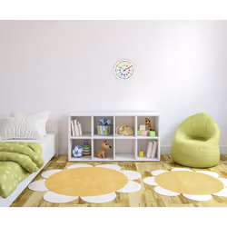 Hama Easy Learning Orologio al quarzo Cerchio Multicolore, Bianco - Vista aggiuntiva 4
