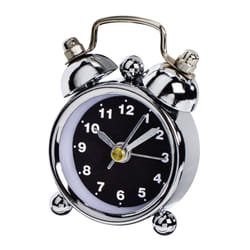Hama 00186394 sveglia Sveglia meccanica Nero, Argento