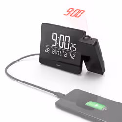 Hama Plus Charge, Sveglia digitale, Rettangolo, Nero, -9 - 50 °C, °C, Danese, Tedesca, DUT, Inglese, ESP, Francese, ITA