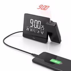 Hama Plus Charge Sveglia digitale Nero