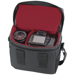 Hama Borsa per fotocamera Valletta 140, (22x11,5x20,5 cm), Nero