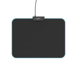 uRage Lethality 200 Illuminated Tappetino per mouse per gioco da computer Nero