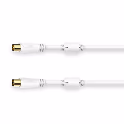 Hama 00205249 cavo coassiale 7,5 m Bianco