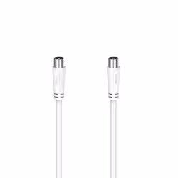 Hama 00205047, 5 m, Coassiale, Coassiale, Bianco