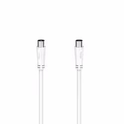 Hama 00205051, 20 m, Coassiale, Coassiale, Bianco
