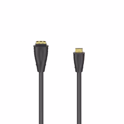 Hama 00205167, 0,1 m, HDMI Type C (Mini), HDMI tipo A (Standard), 10,2 Gbit/s, Nero