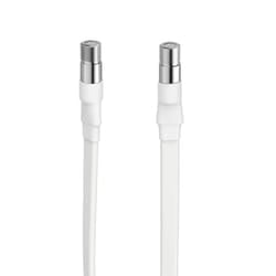 Hama 00205227 cavo coassiale 0,2 m F Bianco