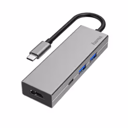 Hama HUB USB Type C 3.1 / 2 porte USB A 3.0 - 1 porta USB Type C - HDMI, Power Delivery, USB 3.2 Gen 1 (3.1 Gen 1) Type-C, 10 ...