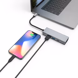 Hama HUB USB Type C 3.1 / porta LAN + 2 porte USB A + 1 porta USB Type C, Power Delivery - Vista aggiuntiva 4