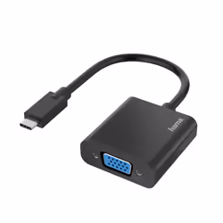 Hama 00200317, USB tipo-C, VGA (D-Sub), Maschio, Femmina, Dritto, Dritto
