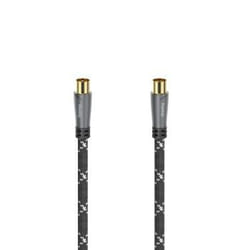Hama 00205070 cavo coassiale 1,5 m Nero, Grigio