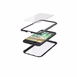 Hama Magnetic+Glass+Display Glass custodia per cellulare 11,9 cm (4.7") Cover Nero, Trasparente