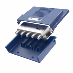 Hama 00205290, Splitter per cavo, 950 - 2500 MHz, Blu, Argento, Metallo, Plastica, 3,5 dB, 1 pz