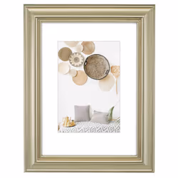Hama Lobby, Cornice per foto singola, Vetro, Polistirene (PS), Oro, Tavolo, Parete, 20 x 28 cm, Rettangolare