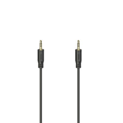Hama Flexi-Slim cavo audio 0,75 m 3.5mm Nero