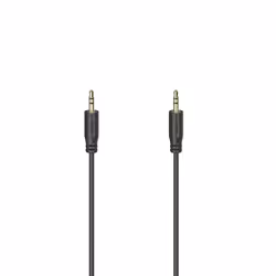 Hama Flexi-Slim cavo audio 0,75 m 3.5mm Nero