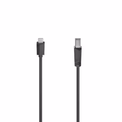 Hama 00200642, 1,5 m, USB C, USB B, USB 2.0, 0,48 Gbit/s, Nero