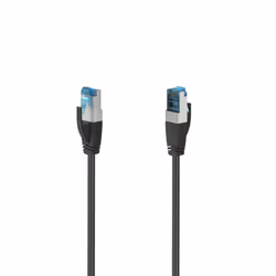 Hama 00200679, 0,5 m, Cat6a, S/FTP (S-STP), RJ-45, RJ-45, Nero