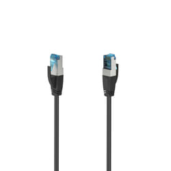 Hama 00200679 cavo di rete Nero 0,5 m Cat6a S/FTP (S-STP)