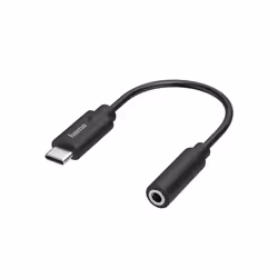 Hama 00205282, Nero, USB C, 3.5mm, Maschio, Femmina, 1 pz