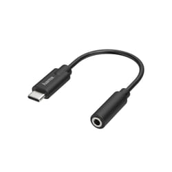 Hama 00205282 cavo per cellulare Nero USB C 3.5mm