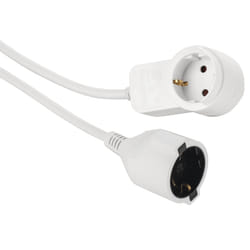 Hama Powerplug prolunghe e multiple 3 m 2 presa(e) AC Interno Bianco