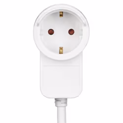 Hama Powerplug prolunghe e multiple 3 m 2 presa(e) AC Interno Bianco