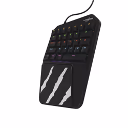 uRage Exodus 410 One-Handed, Mini, Cablato, USB, Interruttore a chiave meccanica, LED RGB, Nero