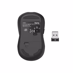 Hama MW-650 mouse Ufficio Mano destra Bluetooth + USB Type-A Ottico 2400 DPI