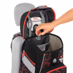 Step by Step 00183677 set di zaini per la scuola Bambino/Bambina Poliestere Nero, Rosso - Vista aggiuntiva 6