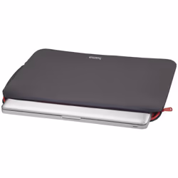 Hama Neoprene 35,8 cm (14.1") Custodia a tasca Grigio, Rosso
