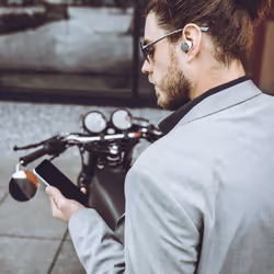 Hama Spirit Pure Auricolare Wireless In-ear Musica e Chiamate Bluetooth Bianco - Vista aggiuntiva 5