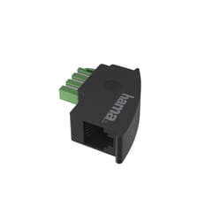 Hama 00201122 adattatore per inversione del genere dei cavi TAE-F RJ11 Nero