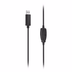 Hama HS-USB250 V2 Auricolare Cablato A Padiglione Ufficio USB tipo A Nero - Vista aggiuntiva 2