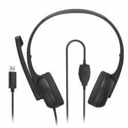 Hama HS-USB250 V2 Auricolare Cablato A Padiglione Ufficio USB tipo A Nero - Vista aggiuntiva 3