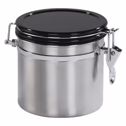 Xavax 00111256, Contenitore per caffè, Acciaio inox, Argento, Coperchio della pattumiera a pedale, Rotondo, 118 mm