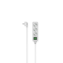 Hama 00223001 prolunghe e multiple 1,4 m 3 presa(e) AC Interno Bianco