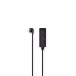 Hama 00223003, 3 presa(e) AC, 1,4 m, Cablato, Nero