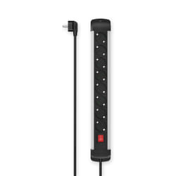 Hama 00223105 prolunghe e multiple 1,5 m 8 presa(e) AC Interno Nero, Grigio