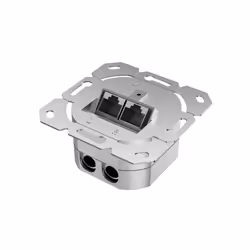Hama 00200775 presa energia 2 x RJ-45 Bianco