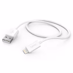 Hama 00201579, 1 m, Lightning, USB C, Maschio, Maschio, Bianco