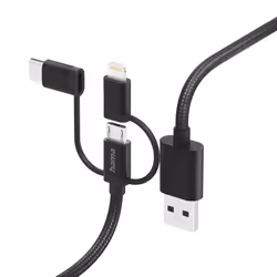 Hama 00201536, 1,5 m, USB A, USB C, USB 2.0, 0,48 Gbit/s, Nero