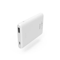 Hama SLIM 5HD Lithium Polymère (LiPo) 5000 mAh Blanc