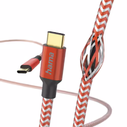 Hama Reflective cavo USB USB 2.0 1,5 m USB C Rosso - Vista aggiuntiva 2