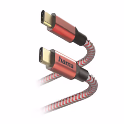 Hama Reflective cavo USB USB 2.0 1,5 m USB C Rosso - Vista aggiuntiva 3