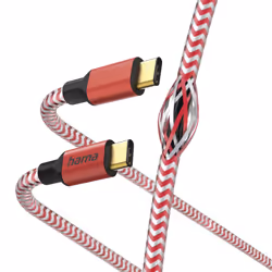 Hama Reflective cavo USB USB 2.0 1,5 m USB C Rosso - Vista aggiuntiva 4