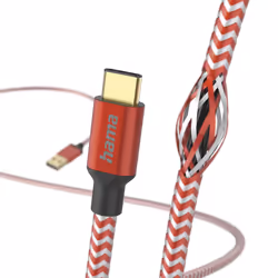 Hama Reflective cavo USB USB 2.0 1,5 m USB A USB C Rosso - Vista aggiuntiva 4